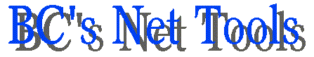 B.C.Web's Net Tools